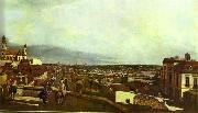 Bernardo Bellotto Kaunitz Palace and Park in Vienne oil painting on canvas